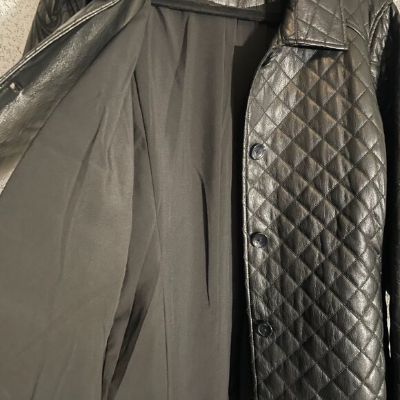 Chico’s Faux Leather Jacket Size 16/18 - XL Chico's Size 3 - Picture 4 of 4